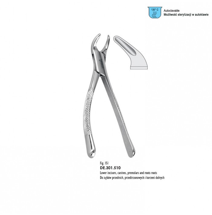 Extracting forceps for dogs American pattern fig. 101