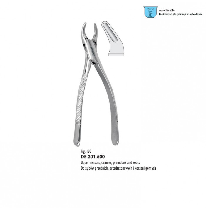Extracting forceps for dogs American pattern fig. 150