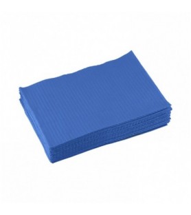 Serwety stomatologiczne składane 33 x 45 cm niebieskie (Opak. 500 szt.)