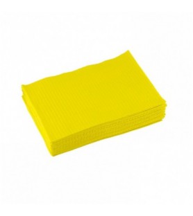 Serwety stomatologiczne składane 33 x 45 cm żółte (Opak. 500 szt.)