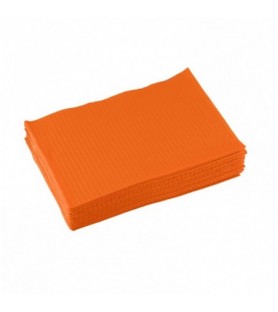 Serwety stomatologiczne składane 33 x 45 cm pomarańczowe (Opak. 500 szt.)