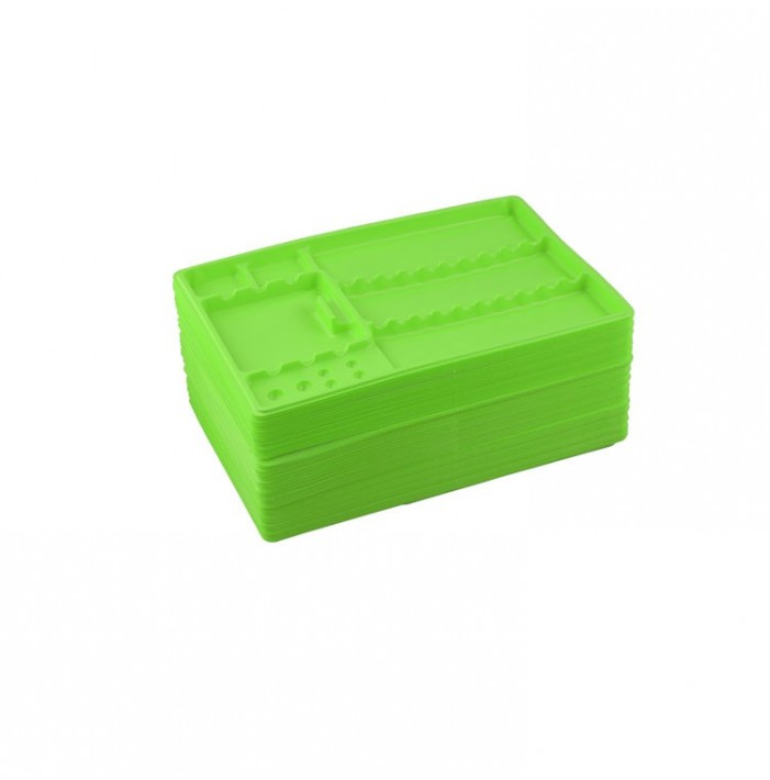 DENTALINE Tacki jednorazowe Maxi, zielone 284x183x17mm (Opak. 100 szt.)