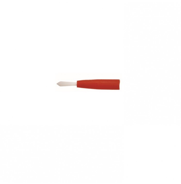 Bond brushes micro white bristles red (Pack of 100 pieces)