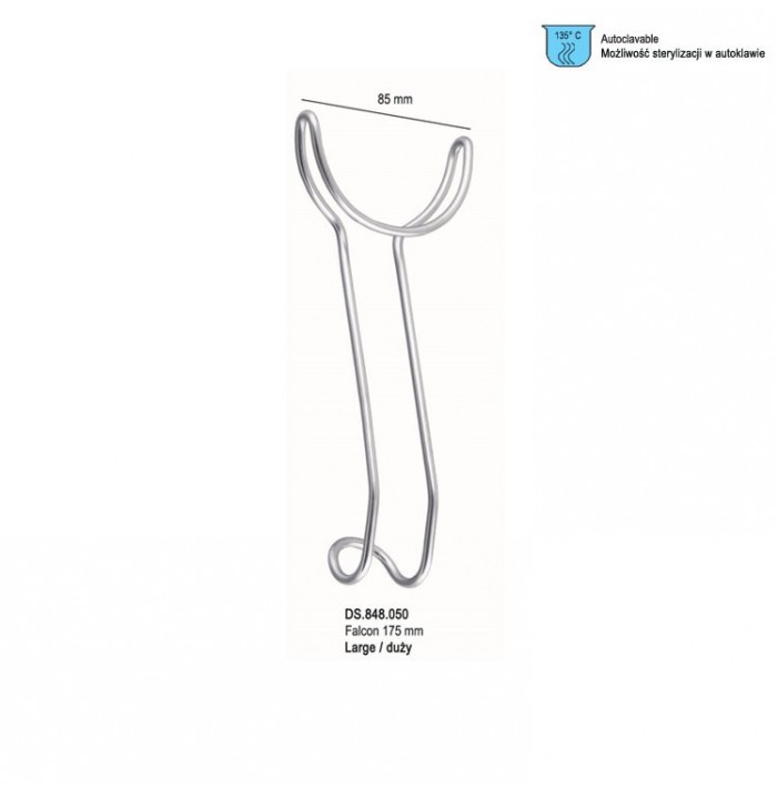 Retractor universal lip and cheek double ended regular 85mm x 175mm
