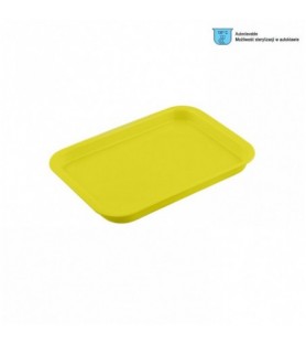 Tacka plastikowa mini żółta 240x165x20mm