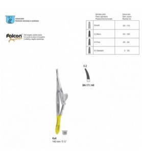 Falcon-Grip Needle holder Kalt curved 140mm TC