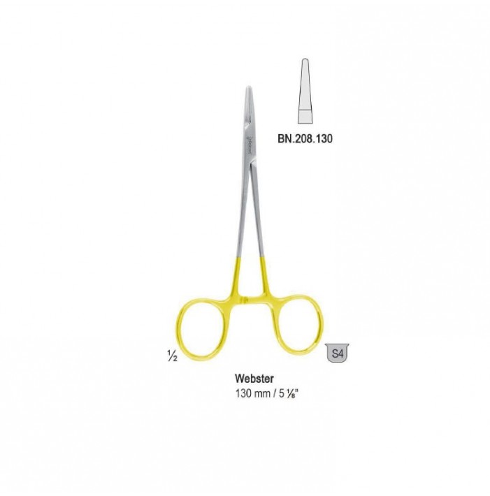 Falcon-Grip Needle holder Webster 130mm TC smooth