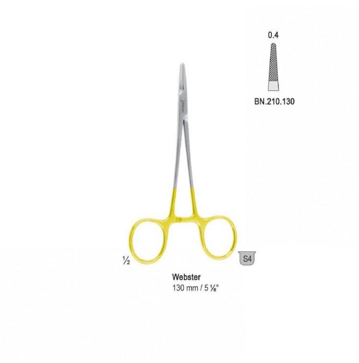 Falcon-Grip Needle holder Webster 130mm TC