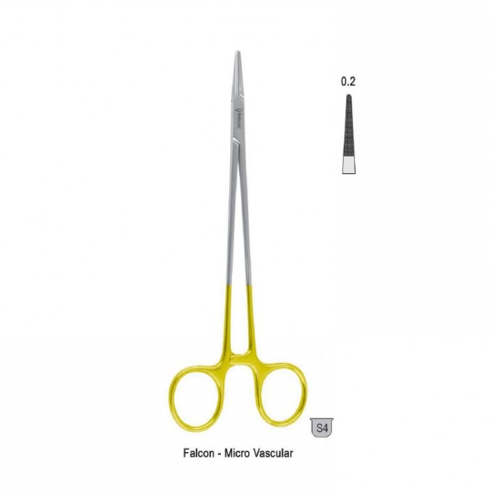 Falcon-Grip Needle holder Falcon-Micro Vascular 200mm TC