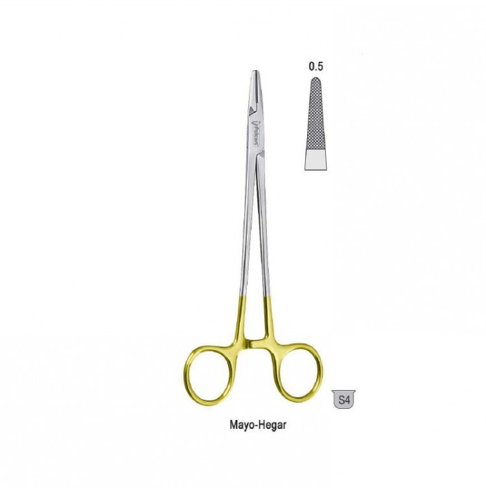 Falcon-Grip Needle holder Mayo-Hegar 240mm TC