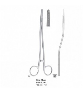 Needle holder Sims (Mogg) S-Shape 190mm