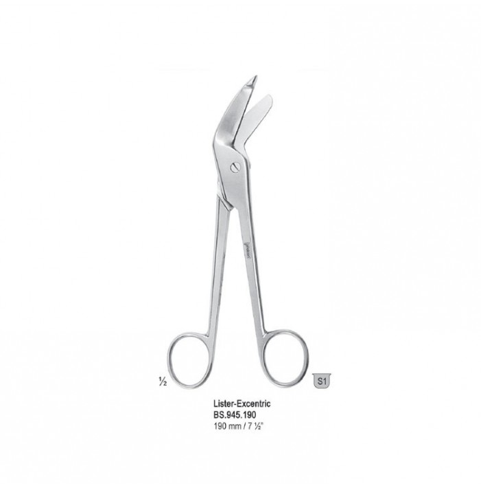 Scissors bandage Lister-Excentric 190mm