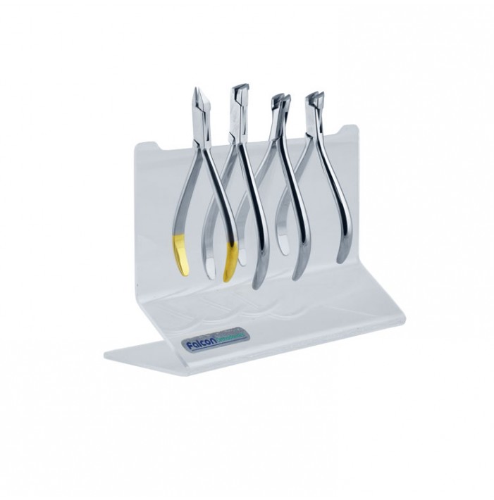 Pliers stand upright clear