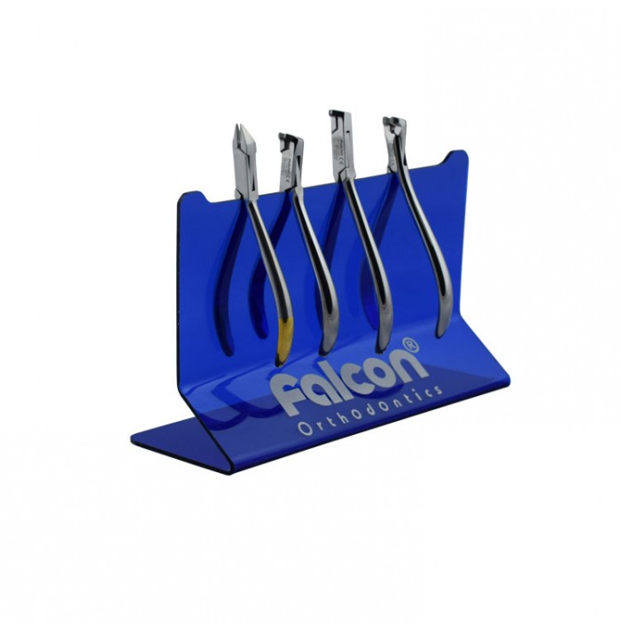 Pliers stand upright blue