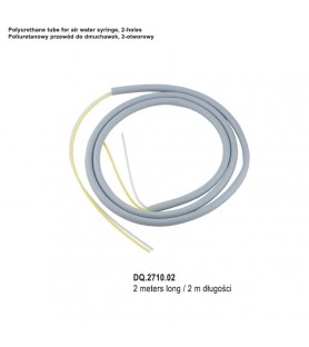 Poliuretanowy przewód do dmuchawek 2-otwory (2 m długości)
