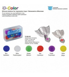 ID-Color Oznaczenia silikonowe do łyżek wyciskowych (24 szt.)