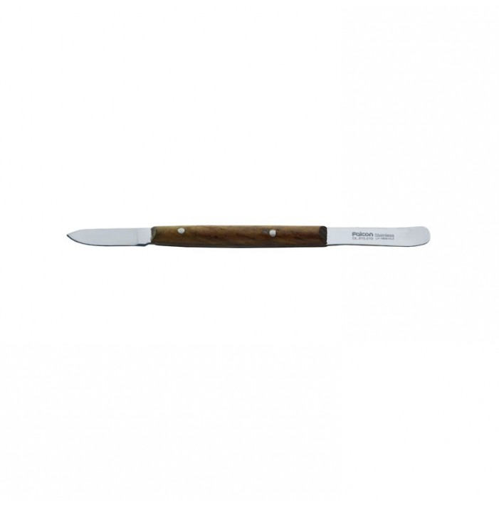 Wax knife Fahnenstock small with wooden handle 130mm