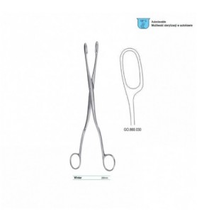 Forceps ovum-placenta Winter curved fig. 3, 280mm