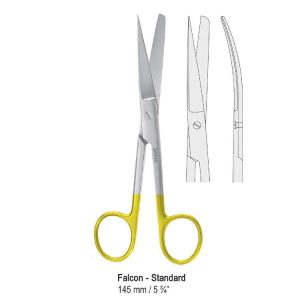 Falcon-Cut Nożyczki Falcon-Standard tępo-ostre zagięte 145mm
