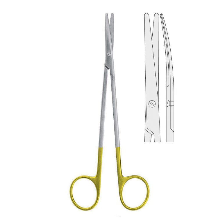 Falcon-Cut Nożyczki Metzenbaum-Nelson zagięte 205mm