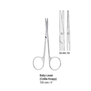 Nożyczki Lexer Baby (Cottle-Knapp) proste 100mm