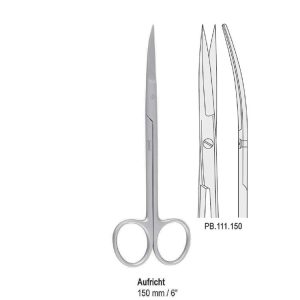 Nożyczki Aufricht zagięte 150mm