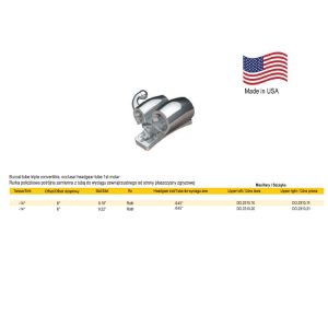 Deluxe Rurka potrójna zamienna do zgrzewania .022 góra lewa z tubą do wyciągu zewnątrzustnego