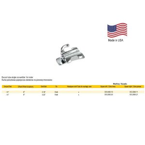Deluxe Rurka pojedyncza zamienna do zgrzewania .022 dół lewy