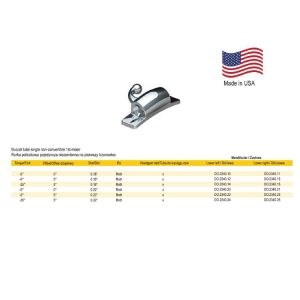 Deluxe Rurka pojedyncza niezamienna do zgrzewania .018 dół lewa T -0° O 5°