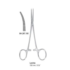 Kleszczyki preparacyjne Rumel zagięte 240mm fig.4