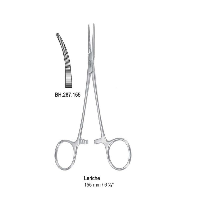 Kleszczyki preparacyjne Rumel zagięte 240mm fig.4