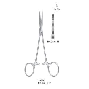 Kleszczyki preparacyjne Rumel zagięte 240mm fig.5