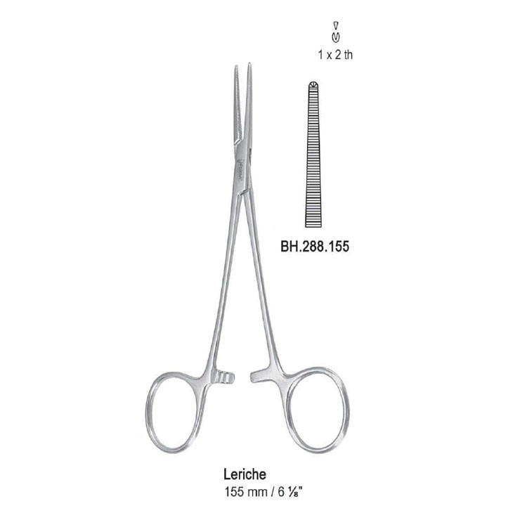 Kleszczyki preparacyjne Rumel zagięte 240mm fig.5