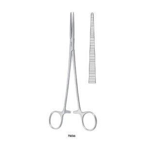 Kleszczyki naczyniowe Birkett zagięte 185mm