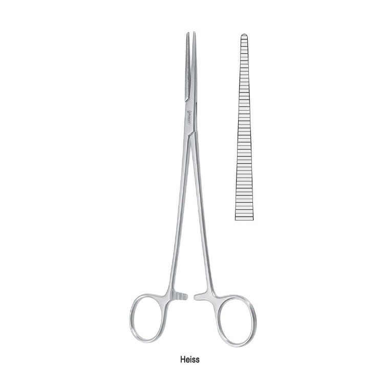 Kleszczyki naczyniowe Birkett zagięte 185mm