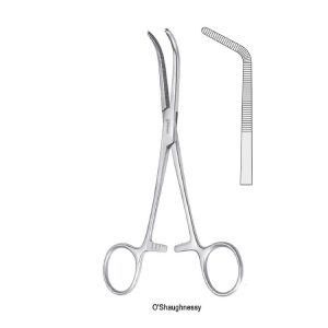 Kleszczyki naczyniowe Kocher proste 1x2 ząbki 130mm