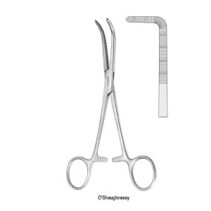 Kleszczyki naczyniowe Spencer-Wells zagięte 230mm