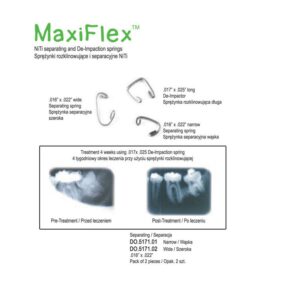 Sprężynki NiTi separacyjne wąskie (Opak.2 szt.)