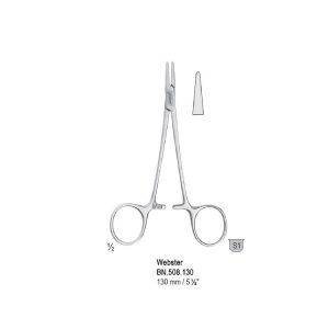 Igłotrzymacz Webster gładki 130mm