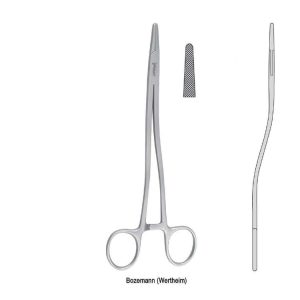 Igłotrzymacz Bozemann (Wertheim) w kształcie S 240mm