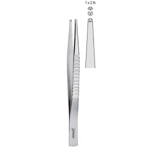 Penseta chirurgiczna Treves (mod.Angielski) 1x2 ząbki 130mm