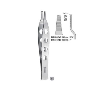 Penseta chirurgiczna Jean 2x3 ząbki 180mm