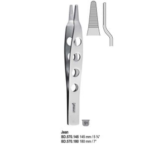 Penseta anatomiczna ząbkowana Jean 180mm