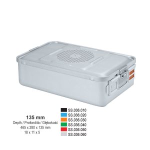 3/4 Kontener Falcon perforowana pokrywa+perforowana wanna 465x280x135mm złoty