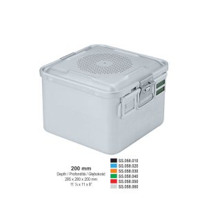 1/2 Kontener Falcon perforowana pokrywa+perforowana wanna 285x280x200mm złoty