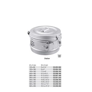 Puszka do sterylizacji płytka 390 x 290mm