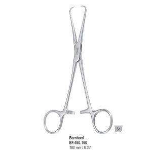 Kleszcze Collin do organów owalne 'dzioby' 160mm