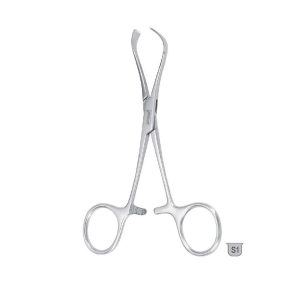 Kleszcze Rogers (Wertheim) do histerektomii atraumatyczne 240mm fig.1