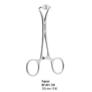 Kleszcze Rogers (Wertheim) do histerektomii atraumatyczne 235mm fig.2