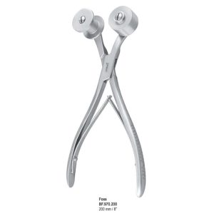 Kleszcze Maingot do histerektomii proste 1x2 ząbki 200mm